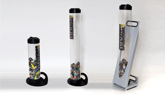 Battery recycle tubes