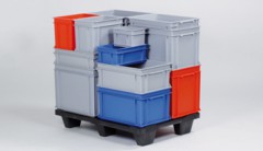 Normbox™ Euro standard stackable containers virgin plastic, food-safe