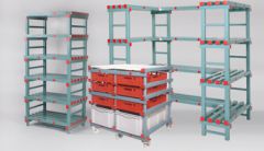 Plastic shelving