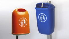 Public waste bins