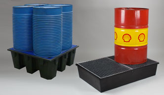 Stackable drum spill containment