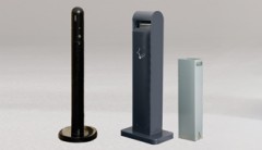 Stand alone cigarette bins