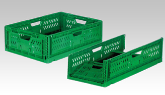 Foldable agri crates
