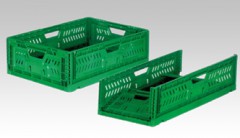 Foldable agri crates