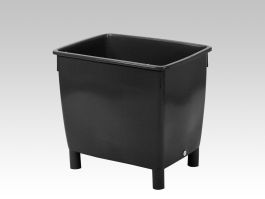 Large volume container 210 l. on 4 legs, black | ENGELS