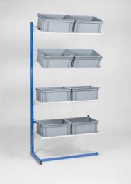 Extension rack, one-sided incl. 8 stackable bins | ENGELS