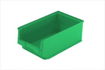 Plastic storage bin Silafix Type 2, 24,6 l. green