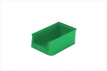 Plastic storage bin Silafix Type 3Z, 8 l. green