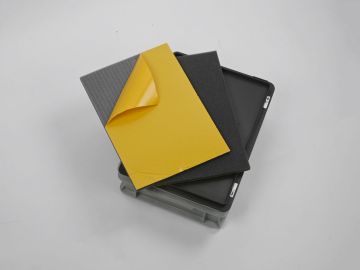 Foam 355x255x5 mm, self adhesive