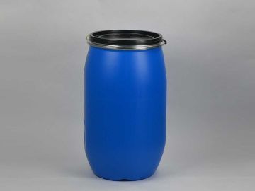 UN approved plastic barrel 120 liters blue ø 480 x H = 800 mm
