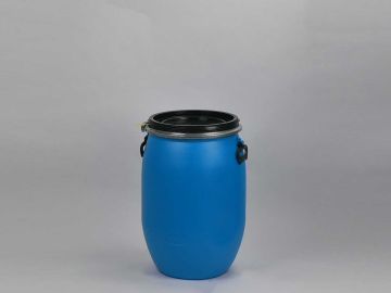 UN approved plastic barrel 60 liters blue ø 400 x H = 610 mm