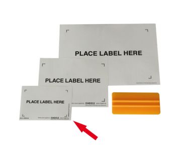 A6 self adhesive labelholder, 100 pieces per pack