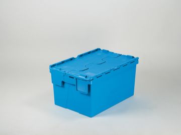 Distributiebak, 600x400x306 mm, 54 liter, blauw