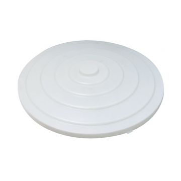 Cover for round container 200 L, ø670 mm, white