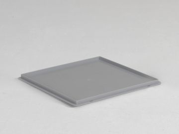Hinged lid 400x400x25 mm light-grey