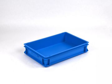 Normbox stackable bin 600x400x120 mm, 20L blue Virgin PP