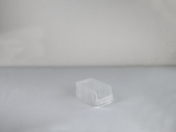 Stackable warehouse bin 1,0 liter, 167/140x105x82mm, transparent