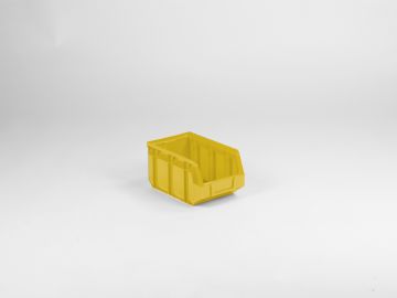 Stackable warehouse bin 4,5 liter, 237/205x144x123mm, yellow
