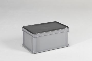 Stacking container 600x400x295 mm, 53L with lid
