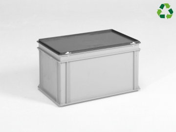 Stacking container with lid