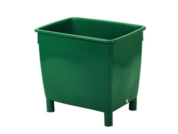 Kunststof grootvolume bak 210 liter, groen