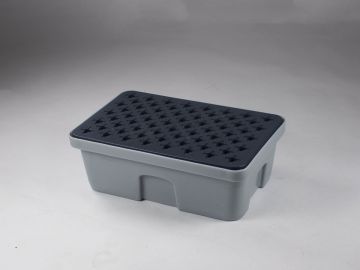 Spill tray 40 l., 635x415x205 mm with plastic grid