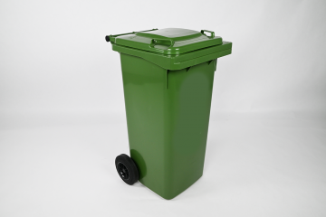 Wheelie bin 120L, 480x550x940 mm, green