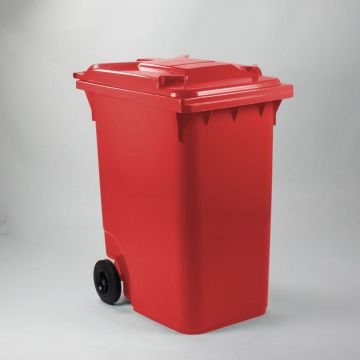Container 360 liter rood