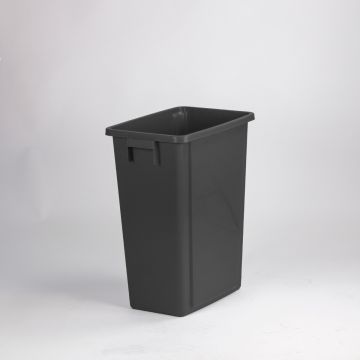 Waste bin 60 L, 460x320x580 mm without lid, black