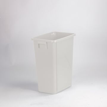 Waste bin 60 L 460x320x580 mm without lid white