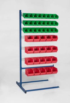 Extension rack, two-sided incl. 88 warehouse bins