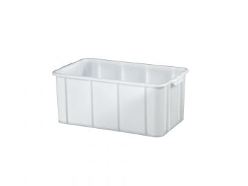 Stackable hygiene bin 625x370x260 mm 46L white