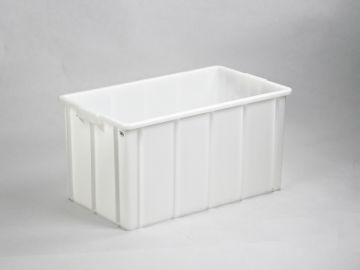 Stackable hygiene bin 740x440x400 mm 100L white