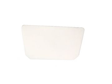 Large flexi scraper 230x118 mm, white