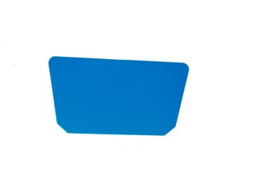 Large flexi scraper 230x118 mm, blue