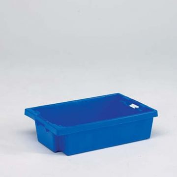 Stack-nestable Turn bin 25 l. 600x400x150 mm blue