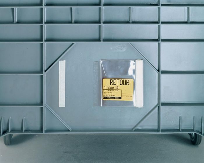 Large volume bin 200L, 1040x640x550 mm, on 4 feet grey