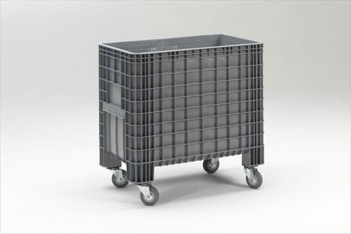 Large volume bin 400L, 1030x600x960 mm, on 4 wheels