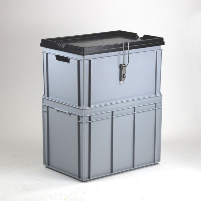 Transport bin for 6 compressed air bottles ø165 mm, 600x400x765 mm