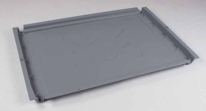 Cover for 600x400 mm bale arm bin, grey