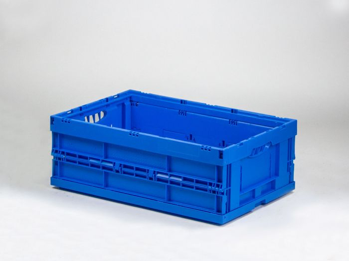 Foldable bin 44 l. 600x400x220 mm, blue