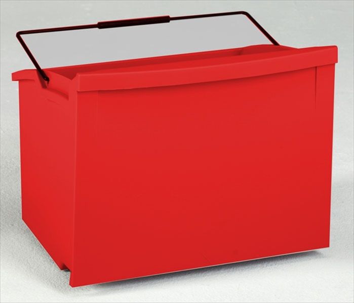 Tilting bucket red