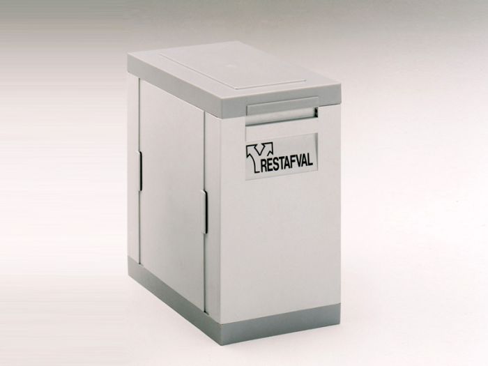 Modular waste bin 300x200x350 mm with 2 connectable sides