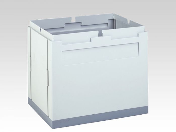 Modular waste bin 400x300x350 mm with one connectable side
