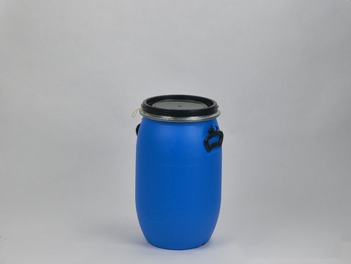 UN approved plastic barrel 30 liters blue ø 320 x H = 530 mm