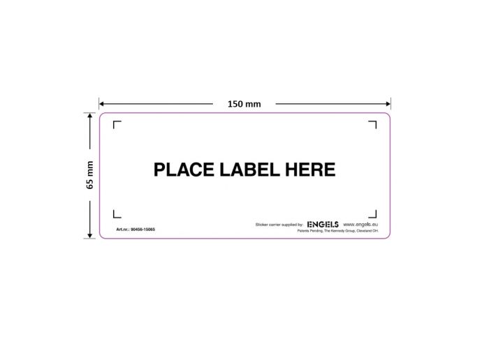 self adhesive labelholder 150x65 mm, 100 pieces per pack