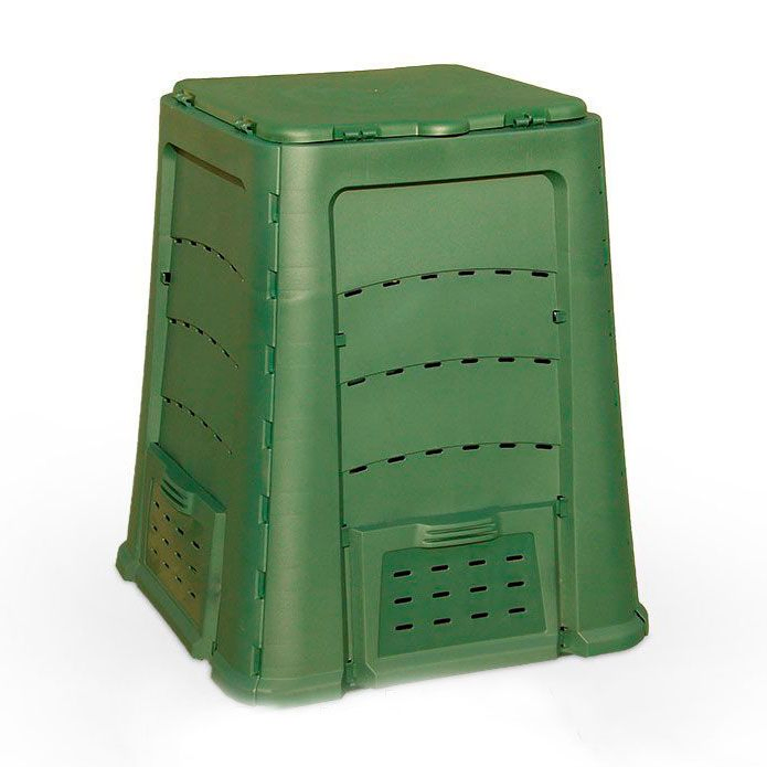 Compost converter 400 l. 750x750x850 mm, green