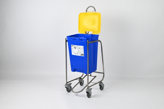 Trolley for 30, 50 and 60 liters hospital waste bin