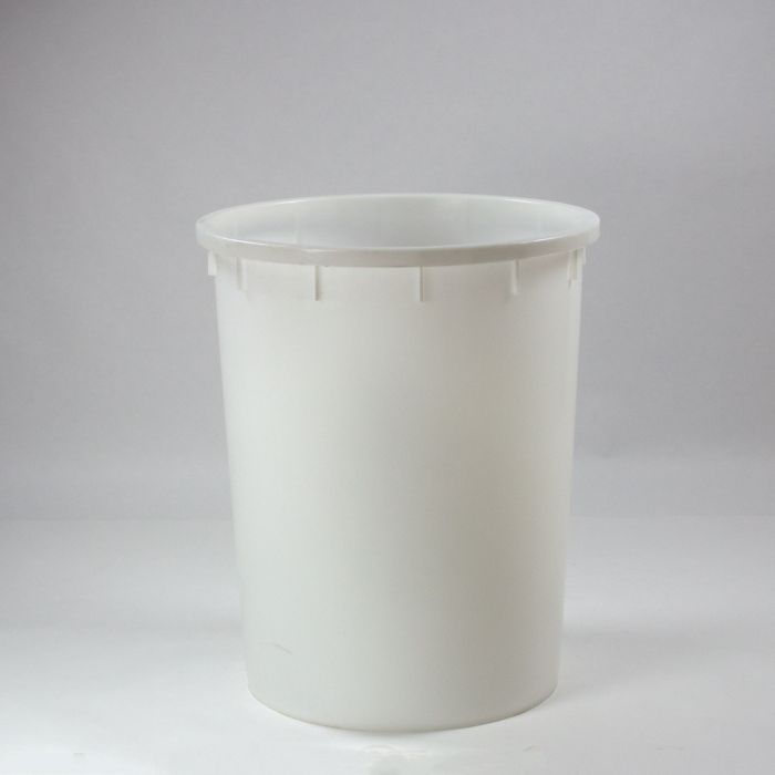 Plastic round container 200 L, ø670x810 mm, white