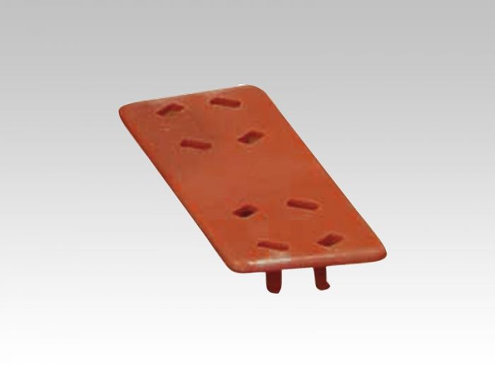 Clip for dishwashing rack, orange